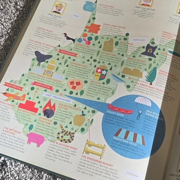 'The 50 States' Kids Map Book - Picture 7 of 10